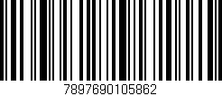 Código de barras (EAN, GTIN, SKU, ISBN): '7897690105862'