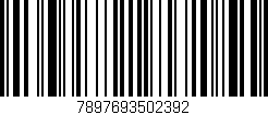 Código de barras (EAN, GTIN, SKU, ISBN): '7897693502392'