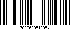 Código de barras (EAN, GTIN, SKU, ISBN): '7897698510354'