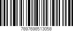 Código de barras (EAN, GTIN, SKU, ISBN): '7897698513058'