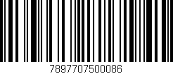 Código de barras (EAN, GTIN, SKU, ISBN): '7897707500086'
