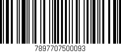 Código de barras (EAN, GTIN, SKU, ISBN): '7897707500093'