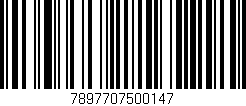 Código de barras (EAN, GTIN, SKU, ISBN): '7897707500147'