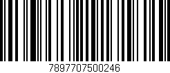 Código de barras (EAN, GTIN, SKU, ISBN): '7897707500246'
