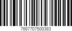 Código de barras (EAN, GTIN, SKU, ISBN): '7897707500383'