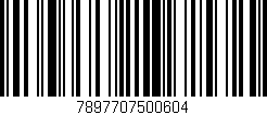 Código de barras (EAN, GTIN, SKU, ISBN): '7897707500604'