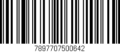Código de barras (EAN, GTIN, SKU, ISBN): '7897707500642'