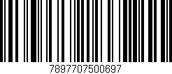Código de barras (EAN, GTIN, SKU, ISBN): '7897707500697'