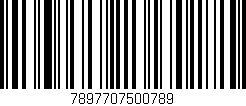 Código de barras (EAN, GTIN, SKU, ISBN): '7897707500789'