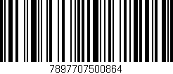Código de barras (EAN, GTIN, SKU, ISBN): '7897707500864'