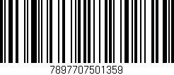 Código de barras (EAN, GTIN, SKU, ISBN): '7897707501359'