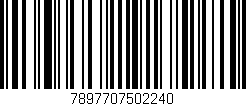 Código de barras (EAN, GTIN, SKU, ISBN): '7897707502240'