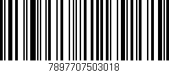 Código de barras (EAN, GTIN, SKU, ISBN): '7897707503018'