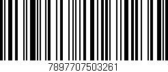 Código de barras (EAN, GTIN, SKU, ISBN): '7897707503261'
