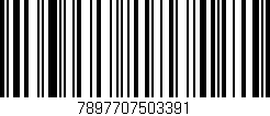Código de barras (EAN, GTIN, SKU, ISBN): '7897707503391'