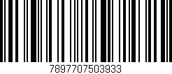 Código de barras (EAN, GTIN, SKU, ISBN): '7897707503933'