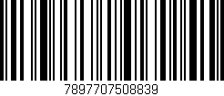 Código de barras (EAN, GTIN, SKU, ISBN): '7897707508839'