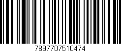 Código de barras (EAN, GTIN, SKU, ISBN): '7897707510474'
