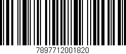 Código de barras (EAN, GTIN, SKU, ISBN): '7897712001820'