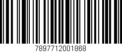 Código de barras (EAN, GTIN, SKU, ISBN): '7897712001868'