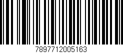 Código de barras (EAN, GTIN, SKU, ISBN): '7897712005163'