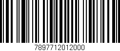 Código de barras (EAN, GTIN, SKU, ISBN): '7897712012000'