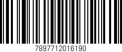 Código de barras (EAN, GTIN, SKU, ISBN): '7897712016190'