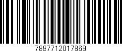 Código de barras (EAN, GTIN, SKU, ISBN): '7897712017869'