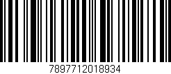 Código de barras (EAN, GTIN, SKU, ISBN): '7897712018934'