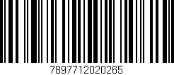 Código de barras (EAN, GTIN, SKU, ISBN): '7897712020265'