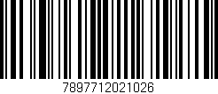 Código de barras (EAN, GTIN, SKU, ISBN): '7897712021026'