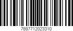Código de barras (EAN, GTIN, SKU, ISBN): '7897712023310'