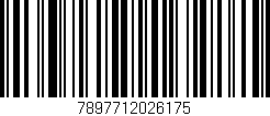 Código de barras (EAN, GTIN, SKU, ISBN): '7897712026175'