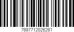 Código de barras (EAN, GTIN, SKU, ISBN): '7897712026281'