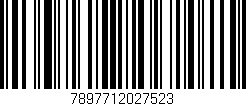 Código de barras (EAN, GTIN, SKU, ISBN): '7897712027523'