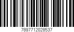Código de barras (EAN, GTIN, SKU, ISBN): '7897712028537'