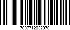 Código de barras (EAN, GTIN, SKU, ISBN): '7897712032978'