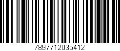 Código de barras (EAN, GTIN, SKU, ISBN): '7897712035412'