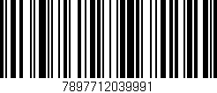 Código de barras (EAN, GTIN, SKU, ISBN): '7897712039991'