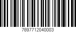 Código de barras (EAN, GTIN, SKU, ISBN): '7897712040003'