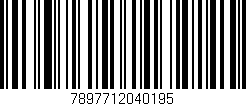 Código de barras (EAN, GTIN, SKU, ISBN): '7897712040195'