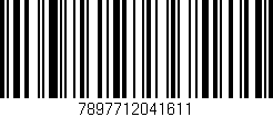 Código de barras (EAN, GTIN, SKU, ISBN): '7897712041611'