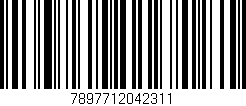 Código de barras (EAN, GTIN, SKU, ISBN): '7897712042311'