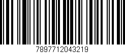 Código de barras (EAN, GTIN, SKU, ISBN): '7897712043219'