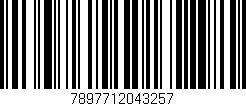 Código de barras (EAN, GTIN, SKU, ISBN): '7897712043257'