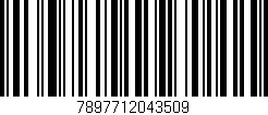 Código de barras (EAN, GTIN, SKU, ISBN): '7897712043509'