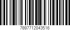 Código de barras (EAN, GTIN, SKU, ISBN): '7897712043516'