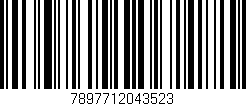 Código de barras (EAN, GTIN, SKU, ISBN): '7897712043523'