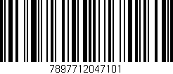 Código de barras (EAN, GTIN, SKU, ISBN): '7897712047101'