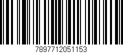 Código de barras (EAN, GTIN, SKU, ISBN): '7897712051153'